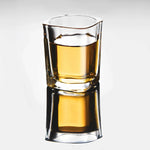 6 Copos de Whiskey Premium de Vidro Grosso Quadrado, Conjunto de Copos de Shot - Haustter - Haustter