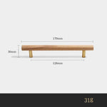 Puxador Nórdico de Madeira de Nogueira para Gavetas e Armários - Haustter - Haustter