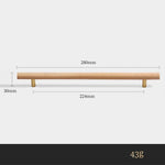 Puxador Nórdico de Madeira de Nogueira para Gavetas e Armários - Haustter - Haustter