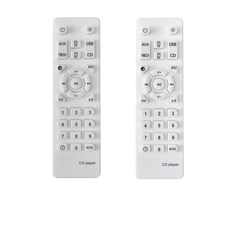 Toca CD Portátil com Alto-falante Bluetooth, Estéreo com Tela LED, Montável na Parede, Controle Remoto IR, Rádio FM - Haustter - Haustter