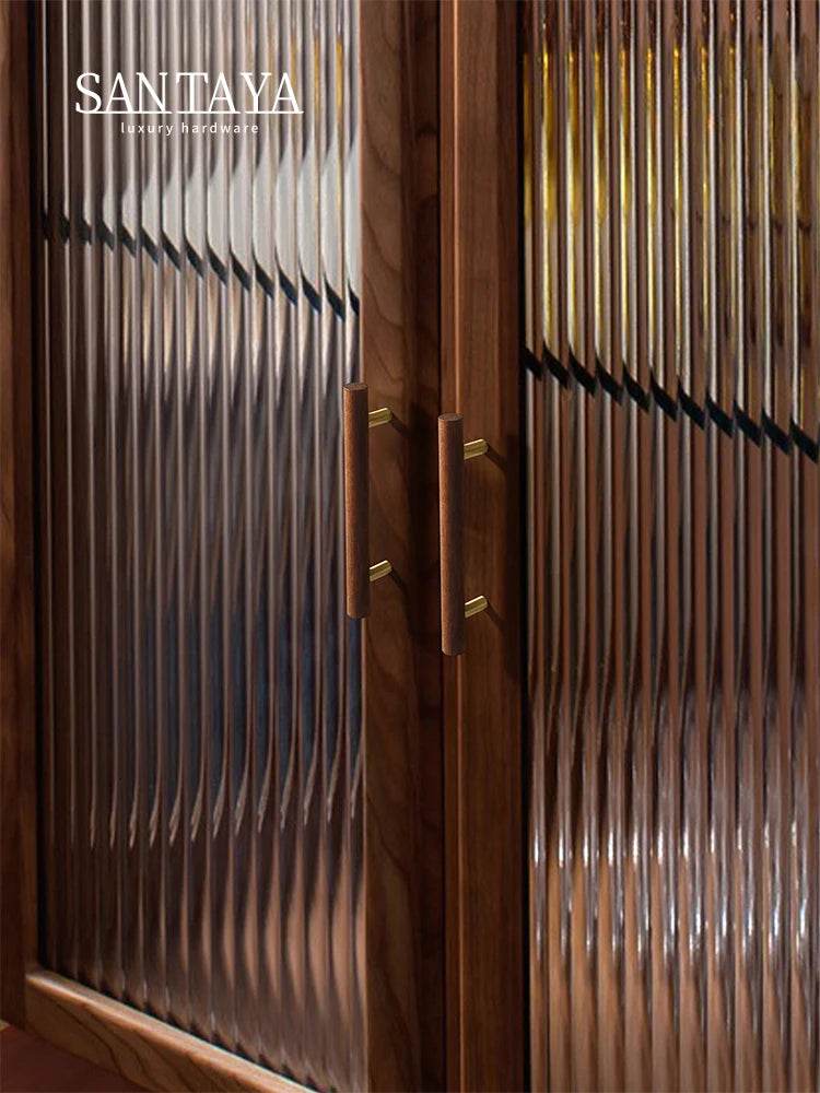 Puxador Nórdico de Madeira de Nogueira para Gavetas e Armários - Haustter - Haustter