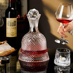 Decantador Aerador com Rotação 360º para Vinho, Licor, Scotch, Bourbon, Presente Criativo 1500ml - Haustter - Haustter