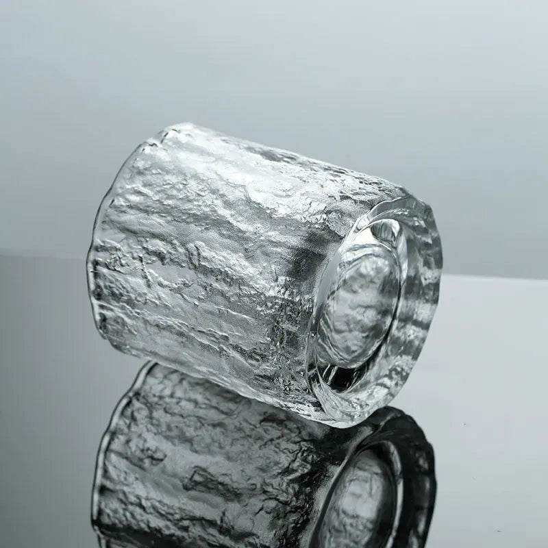 Copos Rocha de Gelo para Whisky com Porta-Copos de Madeira - Haustter - Haustter