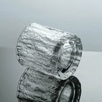 Copos Rocha de Gelo para Whisky com Porta-Copos de Madeira - Haustter - Haustter