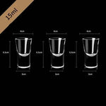 Copos e Taças para Shot com Jarra de Vidro com Folha Dourada - Haustter - Haustter