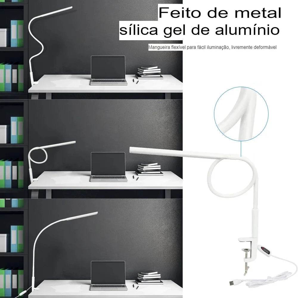 Lâmpada de Mesa LED com Braço Longo - Haustter - Haustter