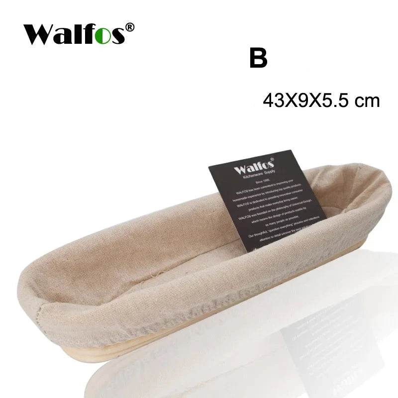 Cesta de Fermentação em Rattan Natural Walfos para Pães - Haustter - Haustter