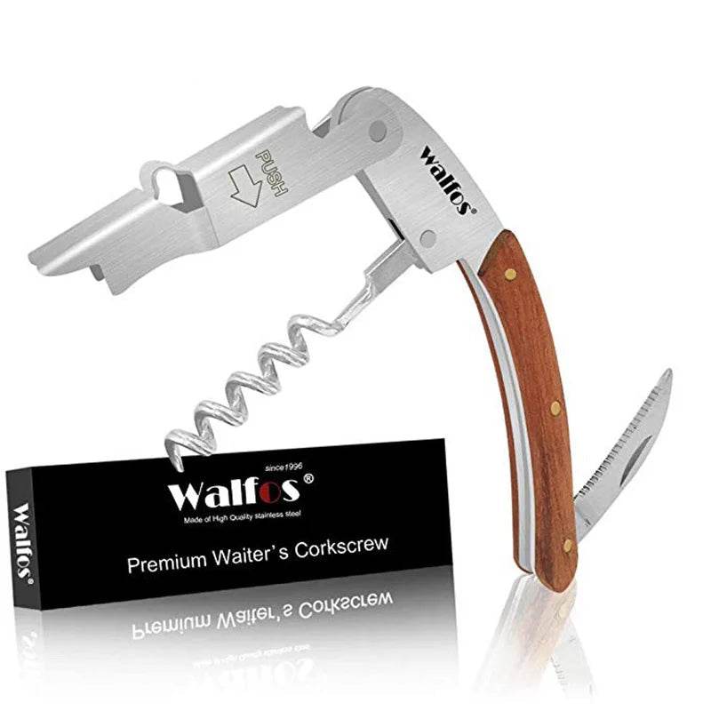 Saca-Rolhas Profissional de Aço Inoxidável Walfos - Haustter - Haustter