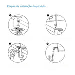Lâmpada de Mesa LED com Braço Longo - Haustter - Haustter