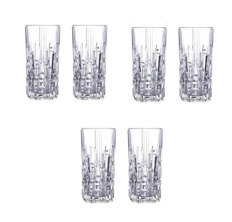 Copo de Vidro com Design Geométrico para Whisky ou Água - Haustter - Haustter