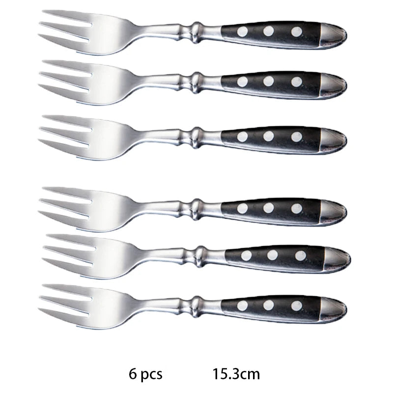 Conjunto de Talheres de Aço Inox Polido Estilo Clássico | Haustter