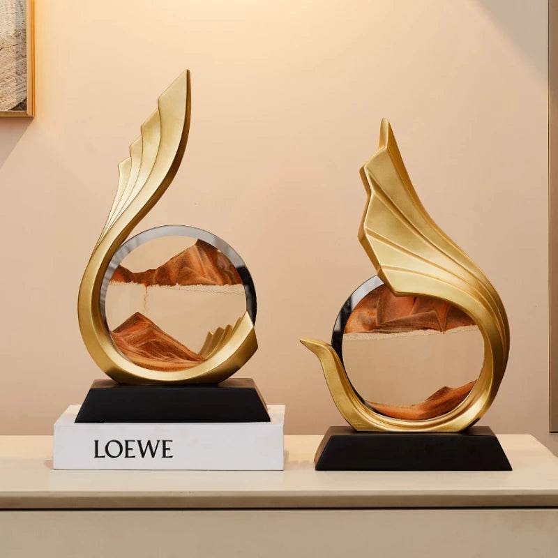 Escultura de Areia em Movimento para Decoração - Haustter - Haustter