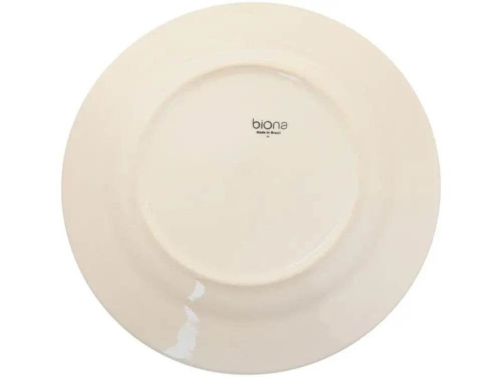 Aparelho de Jantar Biona 20 Peças - Cerâmica Branco e Azul | Haustter - Haustter