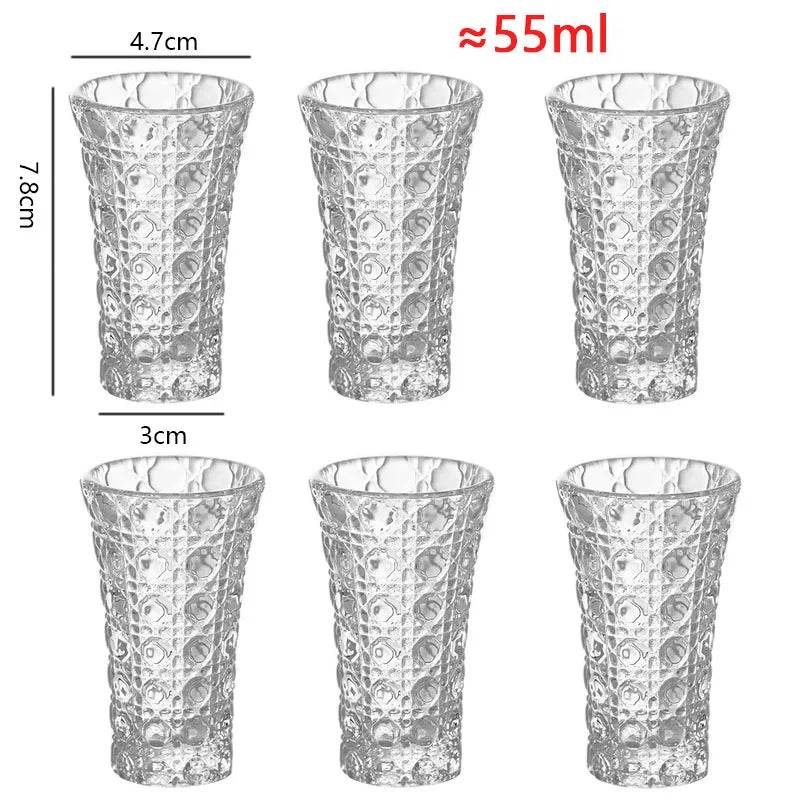 Copos Texturizados Octogonais para Shot, Conjunto - Haustter - Haustter