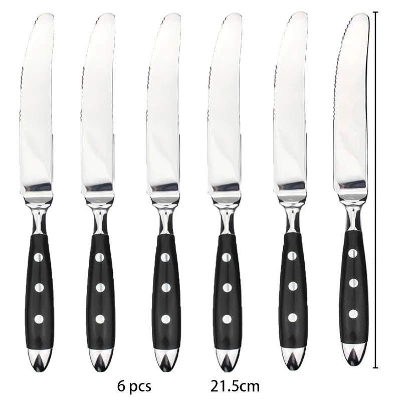 Conjunto de Talheres de Aço Inox Polido Estilo Clássico | Haustter