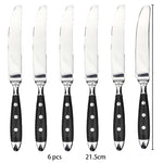 Conjunto de Talheres de Aço Inox Polido Estilo Clássico | Haustter