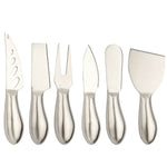 6 Facas para Queijo em Aço Inoxidável Dourado, Conjunto - Haustter - Haustter