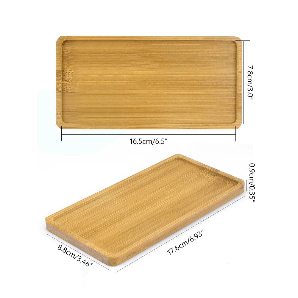 Bandeja de Bambu Retangular - Haustter - Haustter