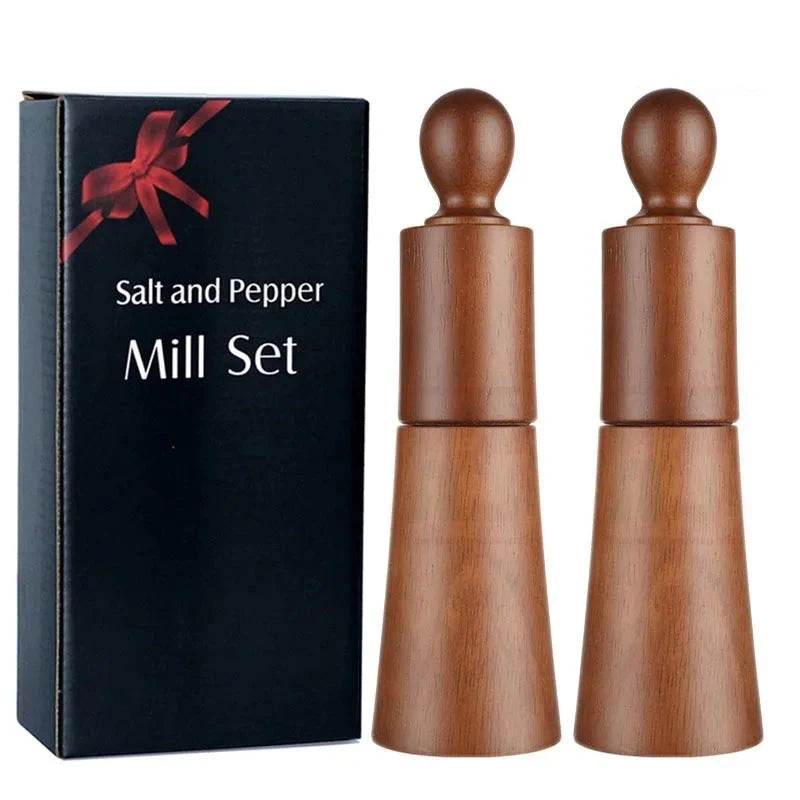 Conjunto de Moedores de Pimenta de Madeira Grande - Haustter - Haustter