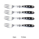 Conjunto de Talheres de Aço Inox Polido Estilo Clássico | Haustter