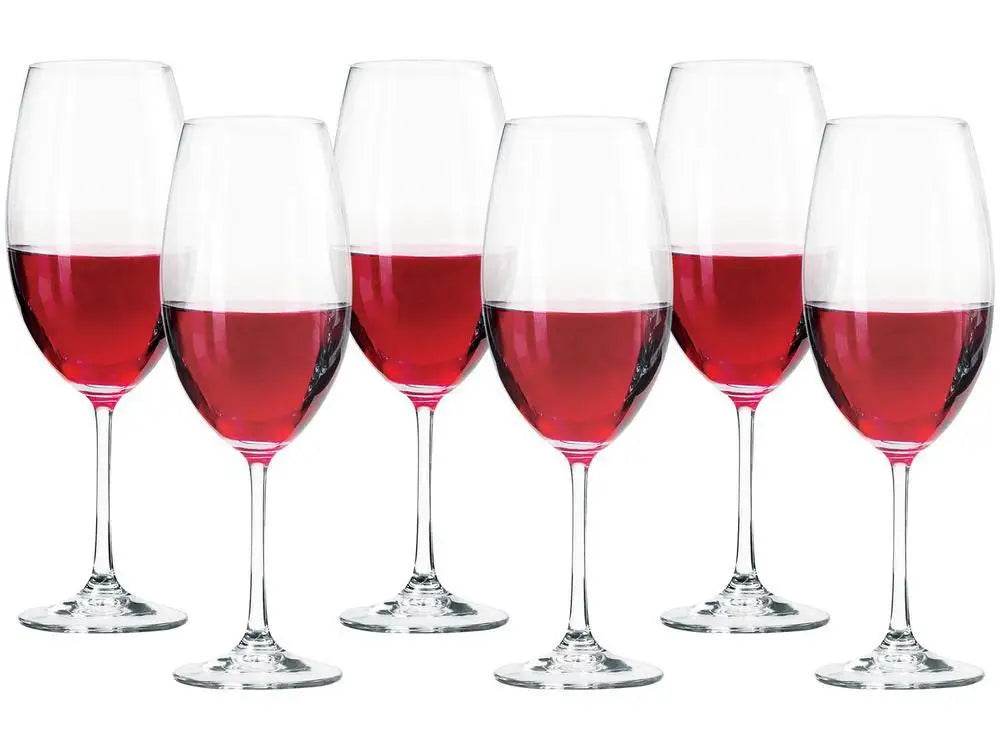 Taças Bárbara Cristal Eco 6 Peças - Elegância Líquida | Haustter - Haustter