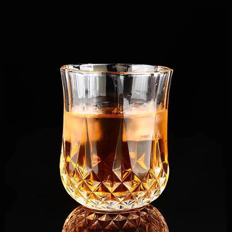 6 Copos Diamante para Bebidas Destiladas, Conjunto - Haustter - Haustter