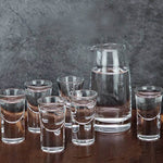 6 Taças e 1 Jarra para Destilados e Licores - Haustter - Haustter