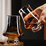 2/4/6 pçs copo de uísque de vidro cristal conjunto de 250ml claro sem chumbo copos para beber escocês licor barware cerveja espíritos vinho glasse - Haustter