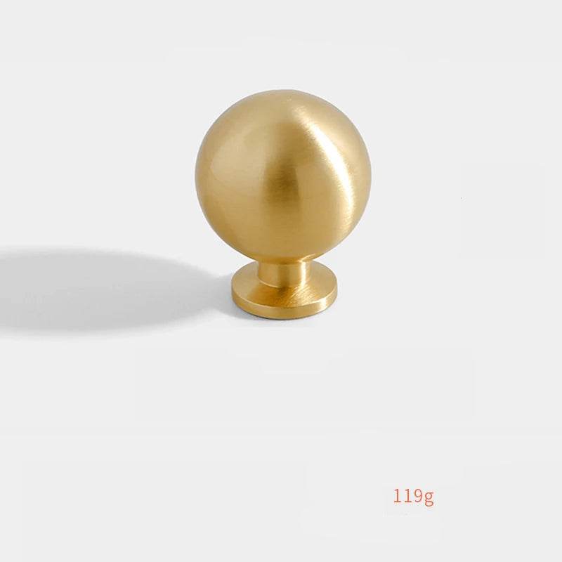 Puxador Esférico de Móveis em Bronze Moderno Minimalista - Haustter - Haustter