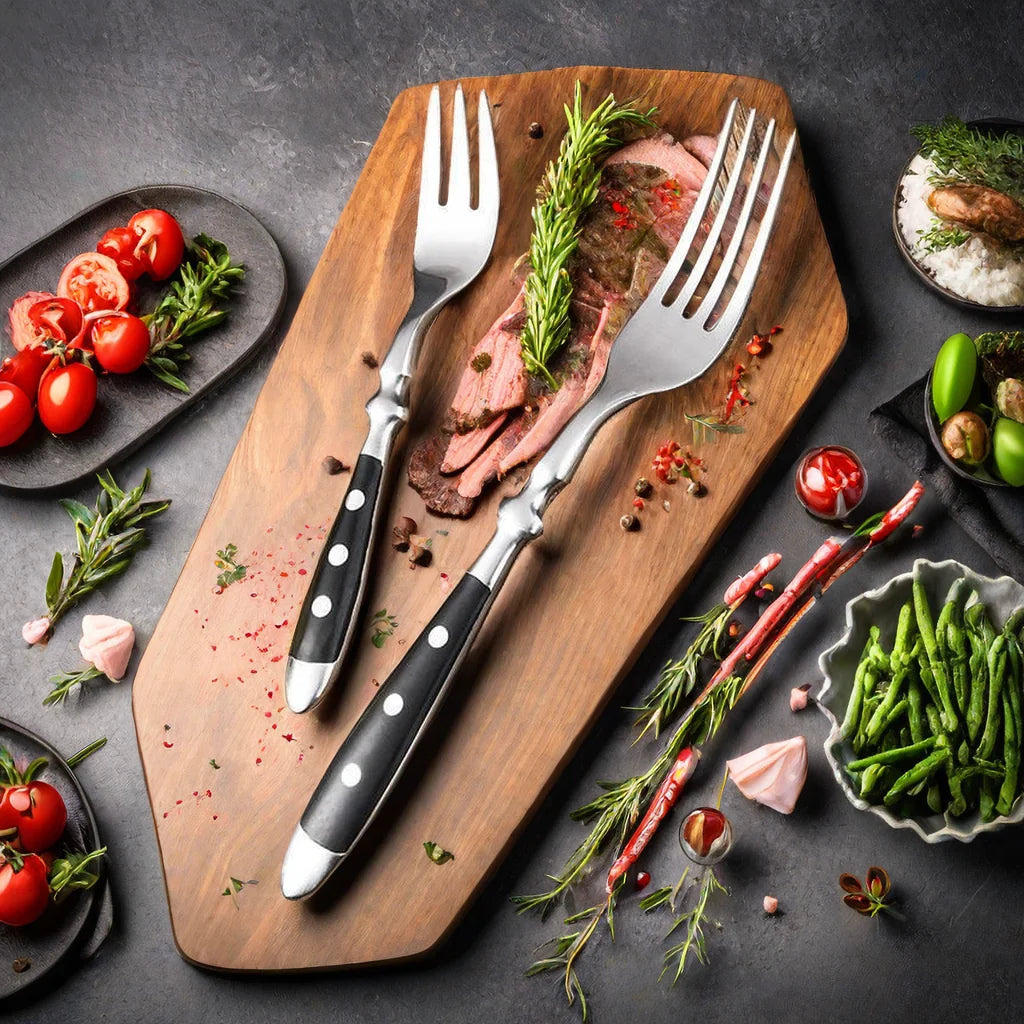 Conjunto de Talheres de Aço Inox Polido Estilo Clássico | Haustter