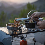 Pinça de Aço Inox com Cabo de Madeira para Churrasco - Haustter - Haustter