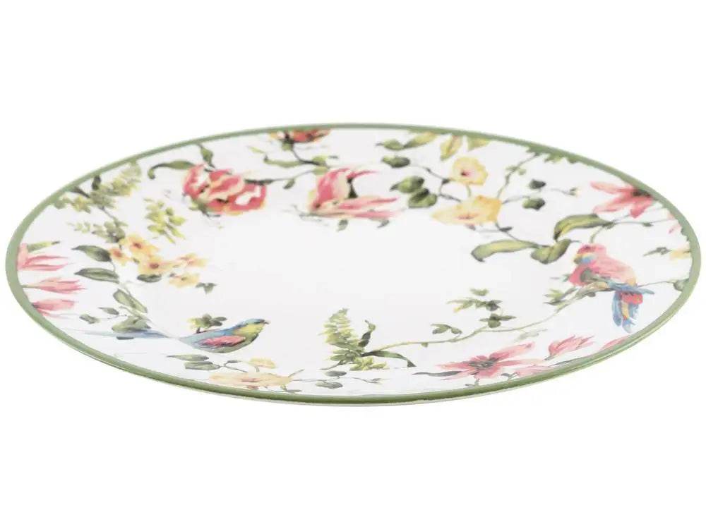 Conjunto Harmony - Jantar, Chá e Café 12 Peças - Branco, Verde e Amarelo | Haustter - Haustter