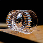 Copo de Whiskey com Entalhe Artesanal de Alto Brilho e Fundo Espesso - Haustter - Haustter