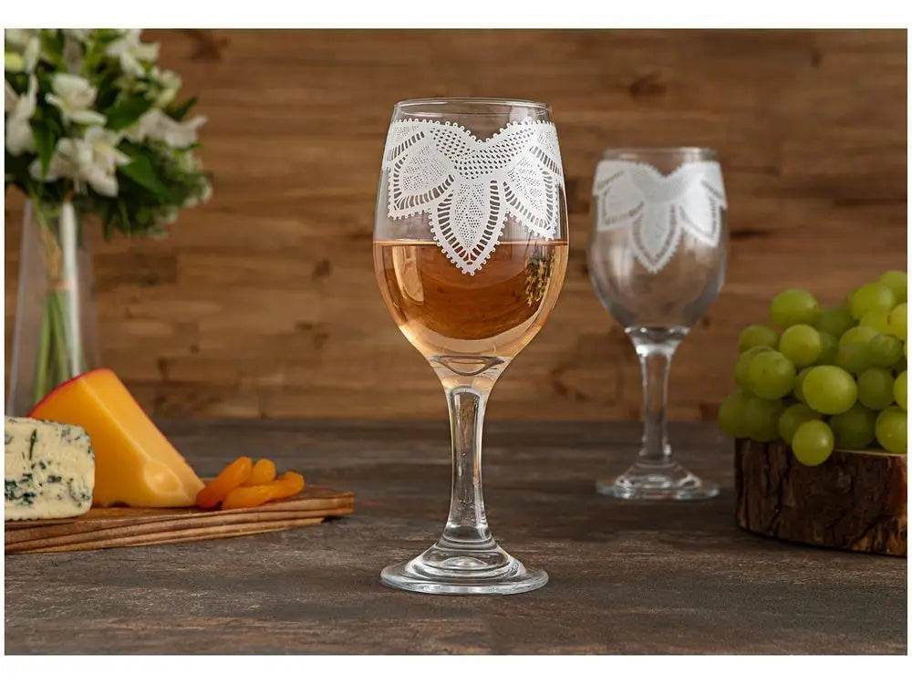 Jogo de Taças Flor de Mandacaru 6 Peças 400ml - Arte e Impacto Social Martha Medeiros | Haustter - Haustter