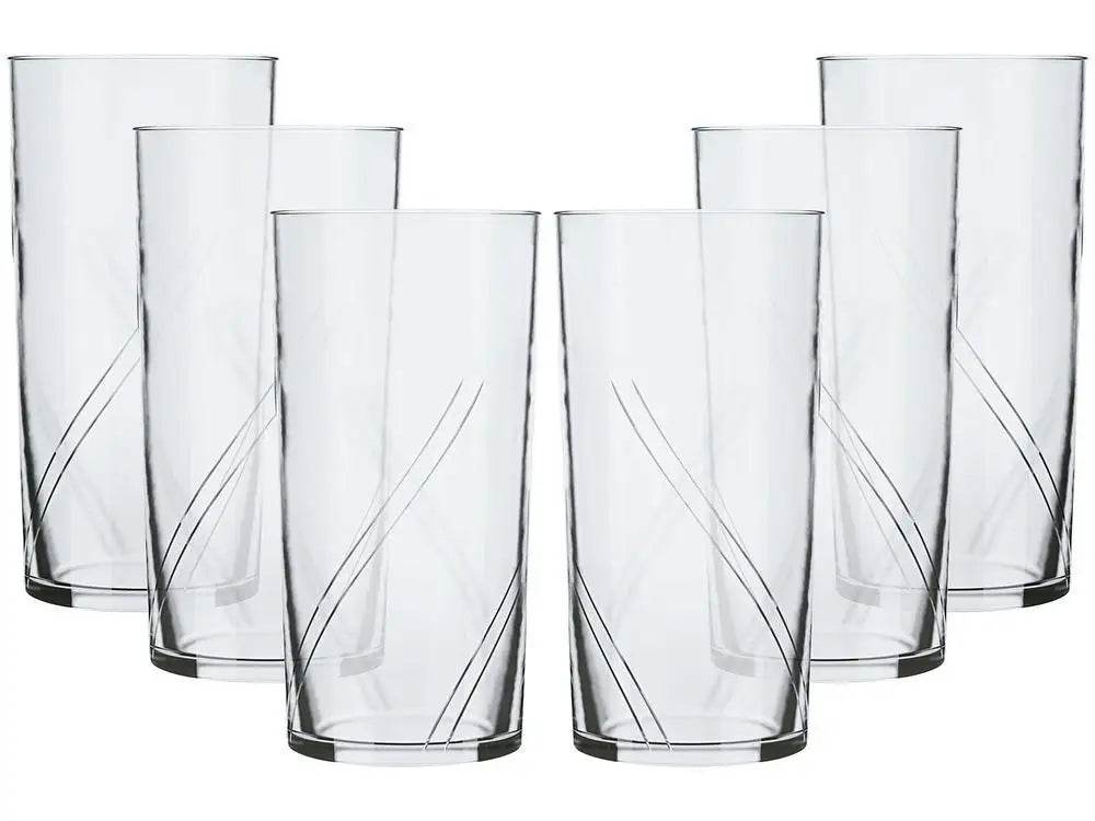Jogo de Copos Brisa 6 Peças 300ml - Design Moderno em Vidro Cristalino | Haustter - Haustter