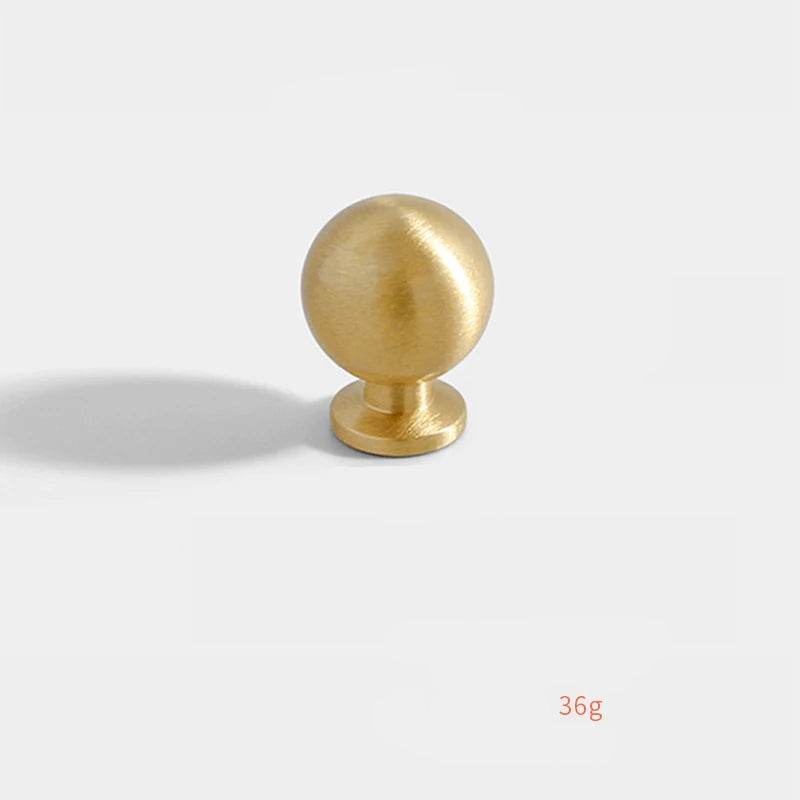 Puxador Esférico de Móveis em Bronze Moderno Minimalista - Haustter - Haustter