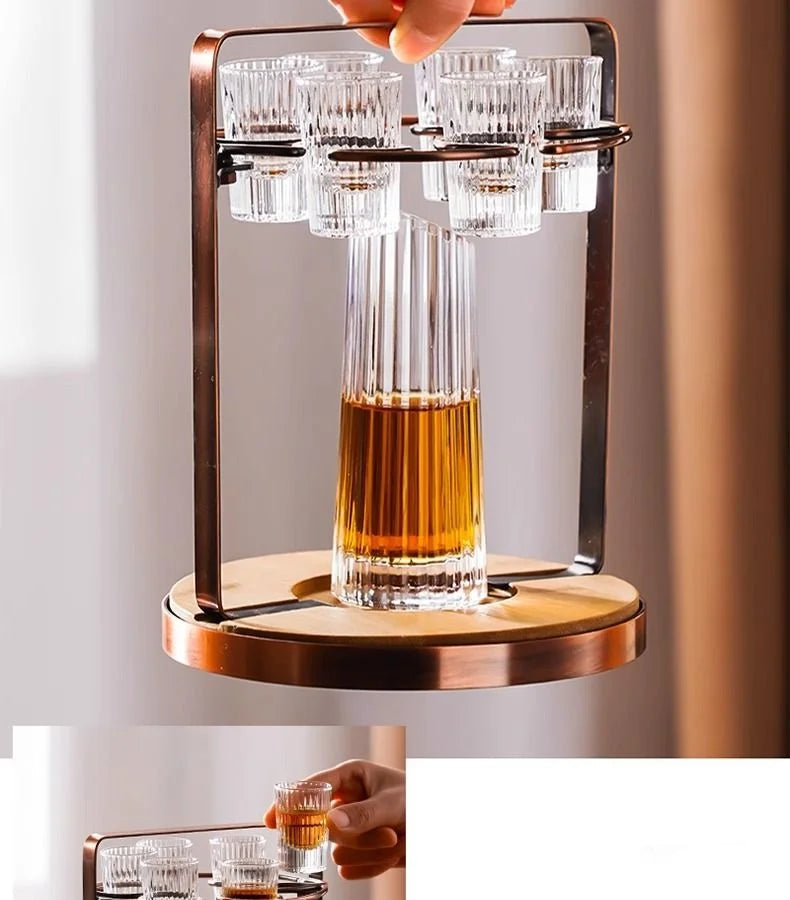 Conjunto Vértice - Jarra + 6 Copos para Destilados | Haustter