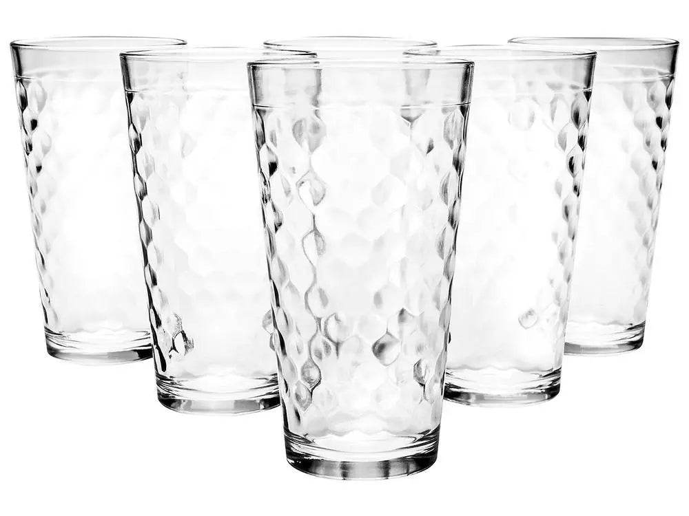 Jogo de Copos SM Marrocos 6 Peças 350ml - Design Geométrico e Brilho Intenso | Haustter - Haustter