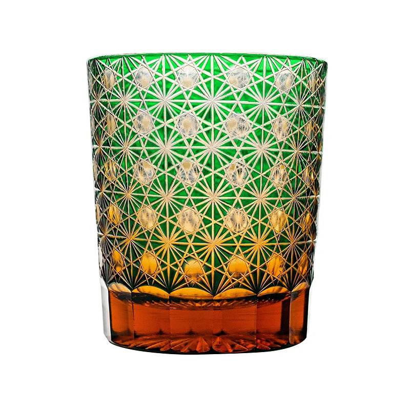 Copo Edo Kiriko com Padrão de Crisântemo - Haustter - Haustter