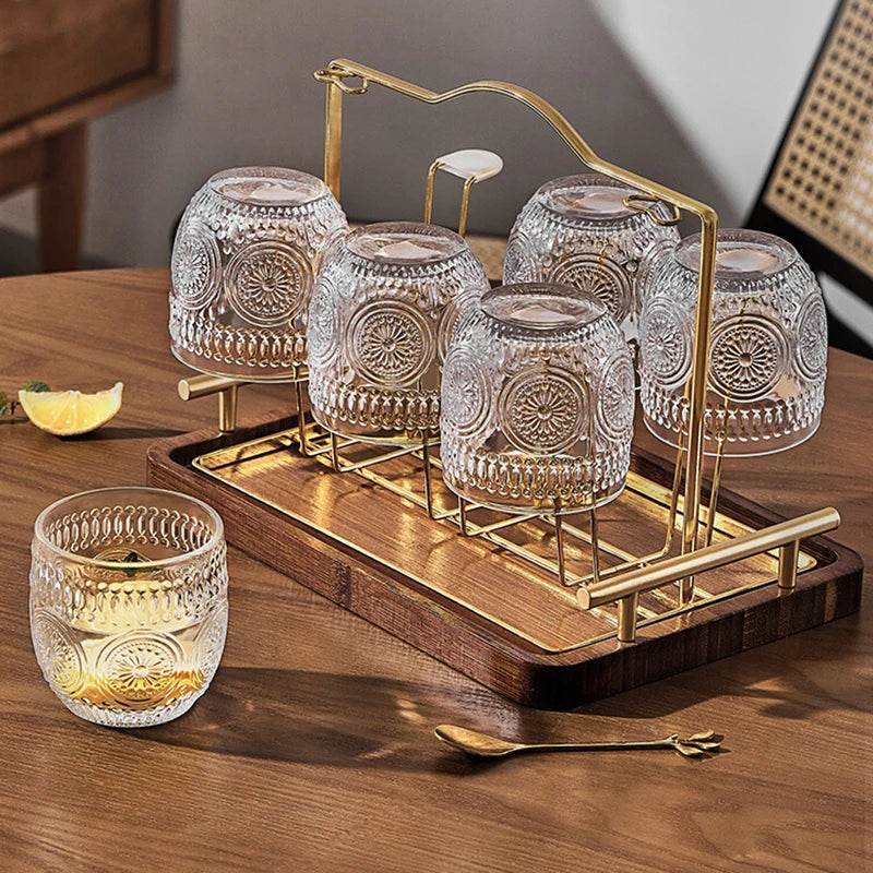 Copos de Vidro Girassol para Bebidas - Haustter - Haustter