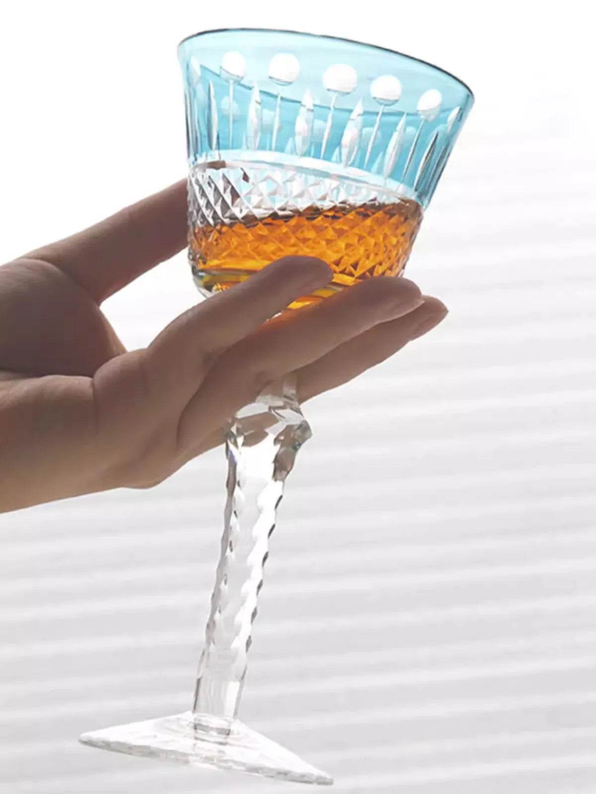 Taça de Champanhe em Vidro Esculpido - Haustter - Haustter