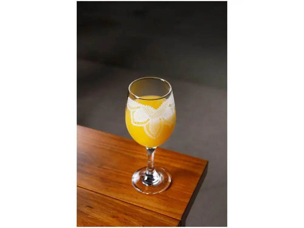 Jogo de Taças Flor de Mandacaru 6 Peças 400ml - Arte e Impacto Social Martha Medeiros | Haustter - Haustter