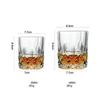 Copo de Vidro Star Diamond para Whisky - Haustter - Haustter