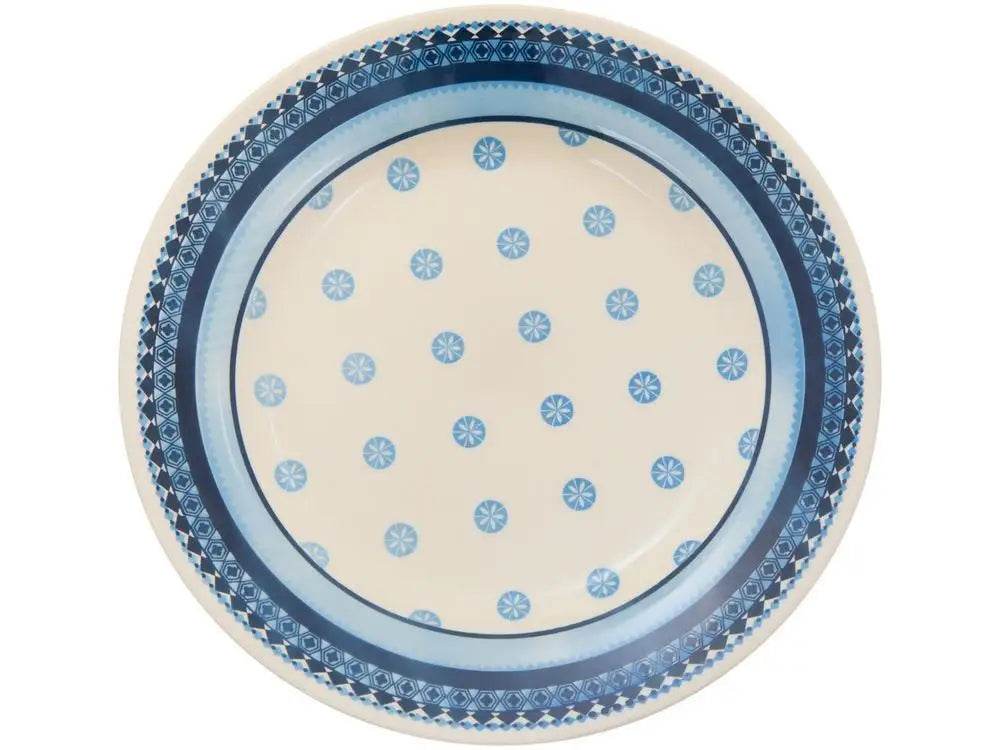 Aparelho de Jantar Biona 20 Peças - Cerâmica Branco e Azul | Haustter - Haustter