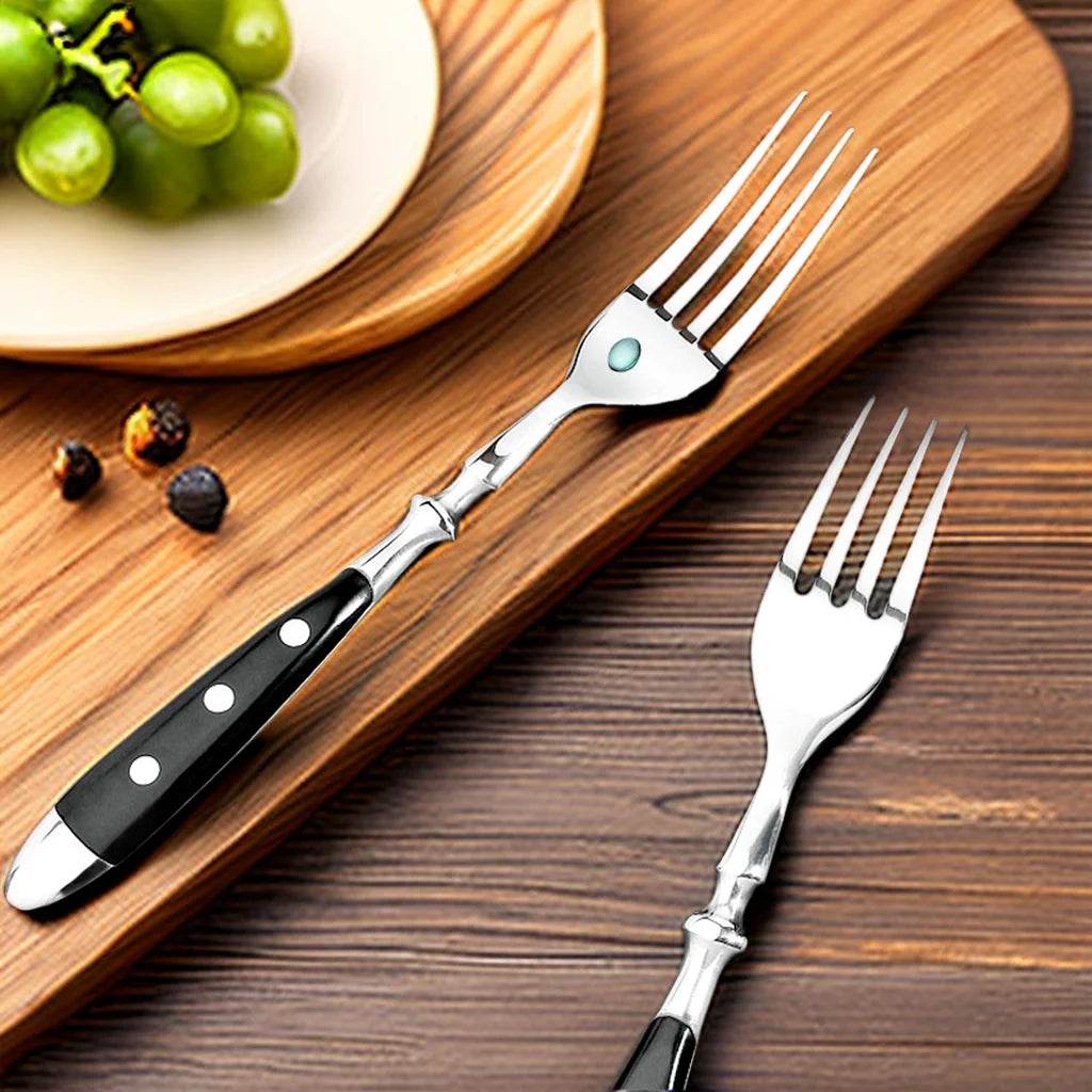 4/6/8 Facas e Garfos de Aço Inoxidável Alemão, Conjunto - Haustter - Haustter