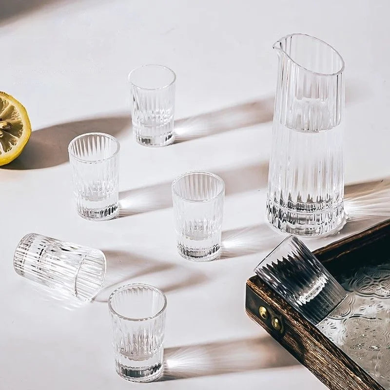 Conjunto Vértice - Jarra + 6 Copos para Destilados | Haustter