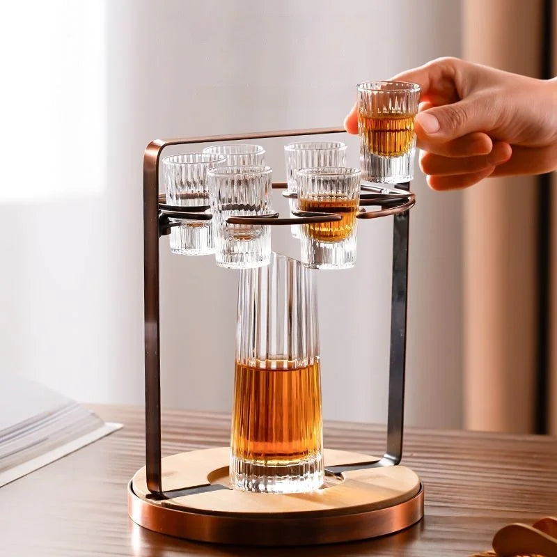 Conjunto Vértice - Jarra + 6 Copos para Destilados | Haustter