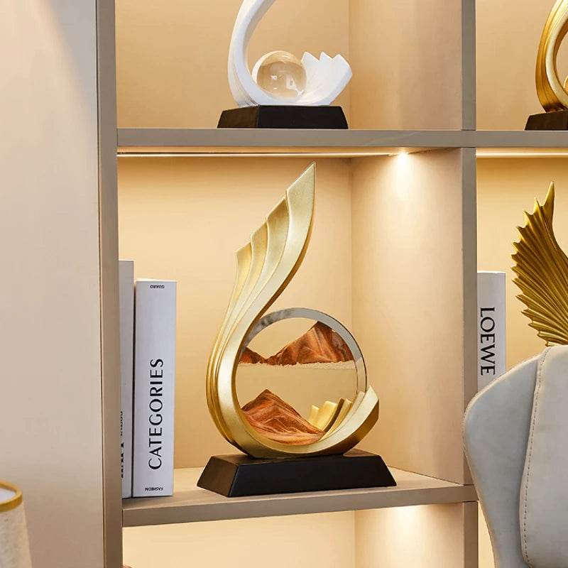 Escultura de Areia em Movimento para Decoração - Haustter - Haustter