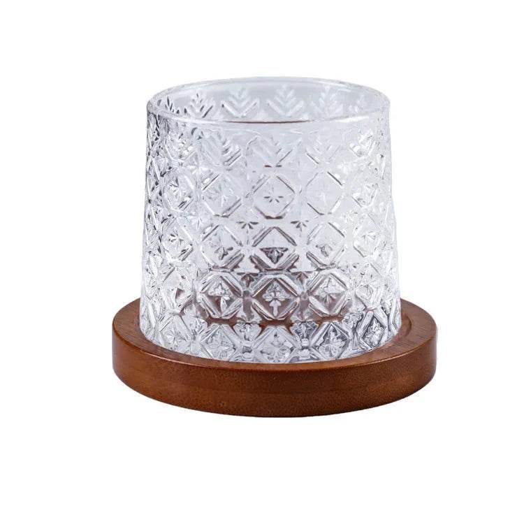 Copo de Whisky Rotativo com Base - Haustter - Haustter