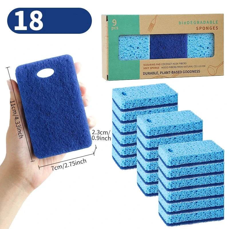 18 Esponjas de Lavar Louça Natural de Fibra de Casca de Coco - Haustter - Haustter